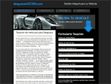 Tablet Screenshot of desguacesvizcaya.com